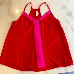 Red/pink camisole top